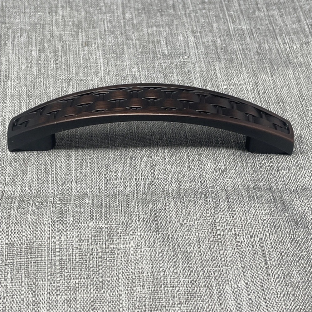 7 Bronze Basket Weave Cabinet Pulls